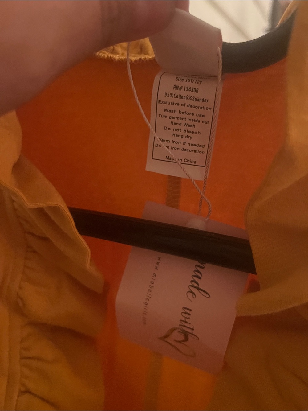 Girls Ruffle Front Jacket - Mustard Yellow - Picture 2 of 3